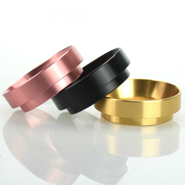 2 PCS Coffee Machine Powder Picker Powder Ring Anti-flying Powder Quantitative Ring Espresso 58mm without Magnetic Machine Accessories, Specification:58mm(Rose Gold)