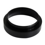 2 PCS Coffee Machine Powder Picker Powder Ring Anti-flying Powder Quantitative Ring Espresso 58mm without Magnetic Machine Accessories, Specification:58mm(Black)