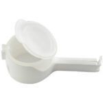 2 PCS Food Snack Storage Seal Sealing Pour Bag Clips Sealer(White)